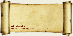 Una Jelenković vizit kartica